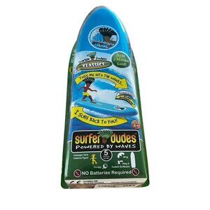 Surfer Dudes Classics Hossegor Hank Wave Powered Mini Surfer and Surfboard Toy